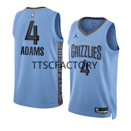 Maglia NBA Memphis Grizzlies Steven Adams 4 Jordan 2022-23 Statement Edition Blu Swingman - Uomo